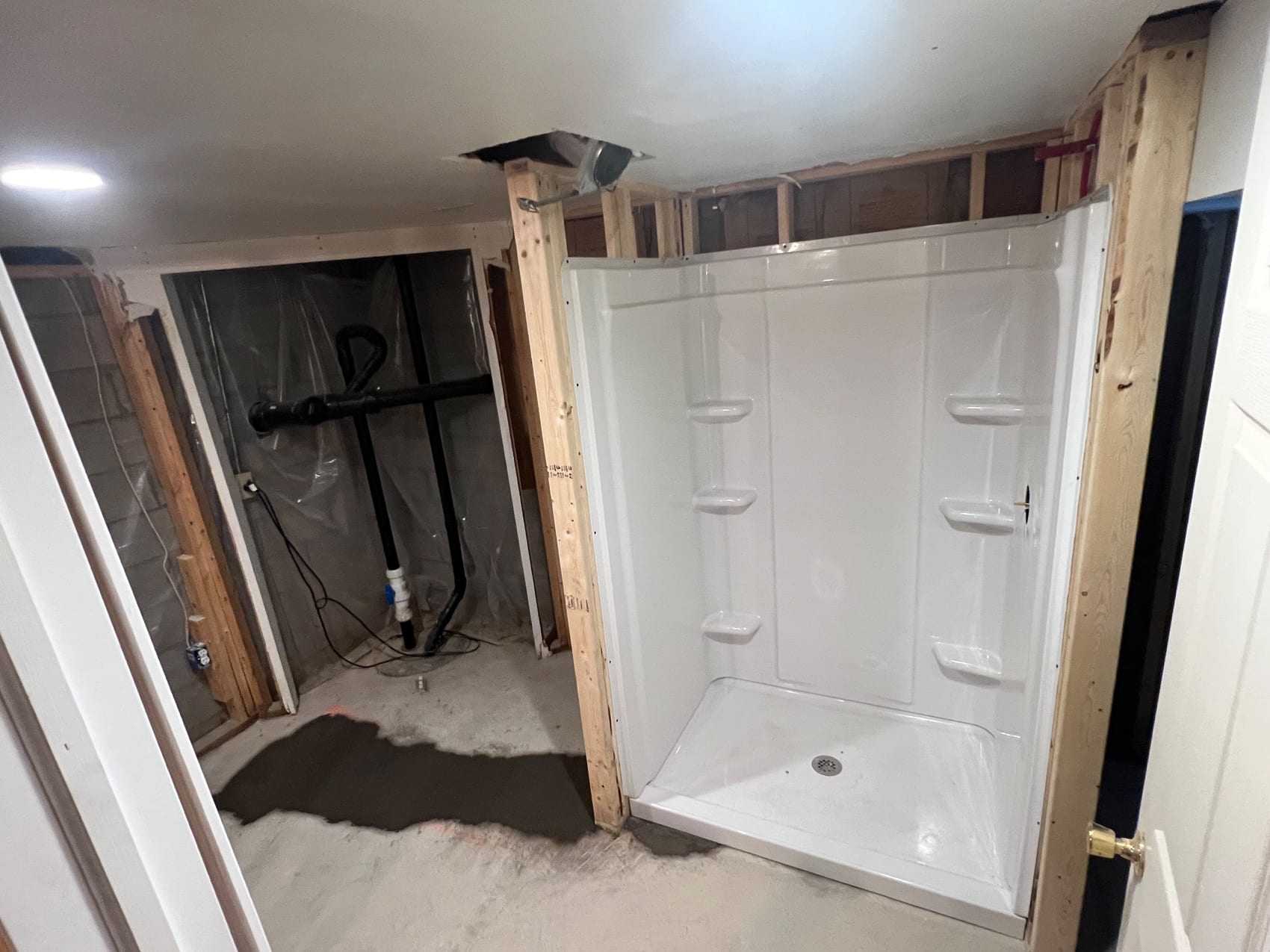 Shower stall set